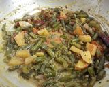 A picture of step 3 of Beans in poppy paste.