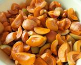 Hagyományos sárgabarack lekvár főzés recept fázis 2 fotója