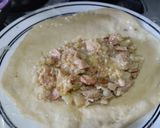 Foto del paso 8 de la receta: Empanadas🥟 xl de atún🥙 salchicha🍗pollo🌰cebolla y queso🧀