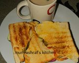A picture of step 2 of Sandwich wit tea.