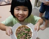 รูปขั้นตอนการทำที่ 6 ของ ผัดกระเพราหมูสับสูตรน้องนาโน#ฝีมือลูก