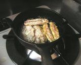 A picture of step 6 of Baby Sardine & Tomato Sauté with Polenta.