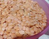 A picture of step 1 of Turkish Lemony Lentil Soup.