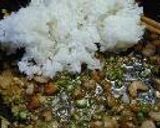 A picture of step 8 of Indonesian Fried Rice with Chicken and Shrimp (Nasi Goreng).
