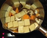 A picture of step 2 of Easy Simmered Bite-Sized Koya Dofu.