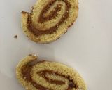Une image de l'étape 8 de Gâteau roulé fourrage praliné.