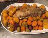 Une image de l'étape 12 de Filet mignon aux carottes bicolores et olives.