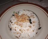 Foto langkah ke 7 dari resep Nasi tutug oncom khas Tasik Alaa mami Arjuna yg rasanyaa machaap dan asyiiikk.