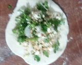 A picture of step 3 of Paneer kulcha.