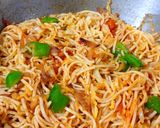 वेज स्पघेटी (इटालियन डिश) रेसिपी चरण 12 फोटो