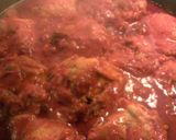 A picture of step 3 of adobo de pollo.