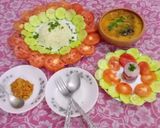 A picture of step 25 of Yummy makkhan wali moong ki daal with zeera rice.