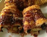 Foto langkah ke 9 dari resep Pisang coklat meler roti tawar.