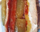 A picture of step 2 of Spicy Sausage.