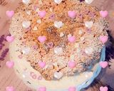 Foto del passaggio 7 della ricetta Cuore di mele con crumble rosa di mandorle 🍎🍋🍊🥧👩‍❤️‍👨🍾🥂💝