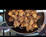 A picture of step 8 of Chicken 65.