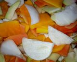 Foto langkah ke 15 dari resep Asinan Rujak Buah Segar #Dandelion.