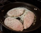 A picture of step 3 of Chicken Caprese.