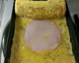 A picture of step 4 of For Bentos: Crab Stick Tamagoyaki Flavored with Soup Stock and Mayonnaise.