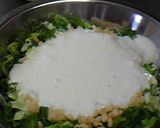 A picture of step 2 of Okonomiyaki (Light and Fluffy).
