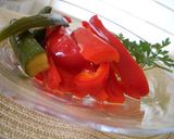 A picture of step 4 of Easy Microwaved Pickles.