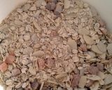 A picture of step 2 of Vickys Banana Oat Squares, GF DF EF SF NF.