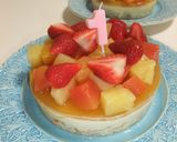 A picture of step 14 of Refreshing Cheesecake with Fresh Orange Slices.