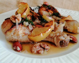 Foto del paso 9 de la receta: Pollo asado con manzana y frutos secos