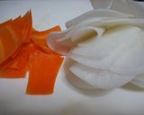 A picture of step 3 of Daikon Radish & Carrot Salad with Crispy Jako.