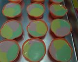 Foto langkah ke 4 dari resep Bolu kukus mawar.