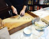 A picture of step 4 of Gianfranco’s Salt Cod Ravioli.