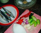 Foto langkah ke 1 dari resep Pepes Pindang Bumbu Kelapa Parut.