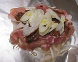 A picture of step 3 of Foil Cooked Miso Flavored Pork.