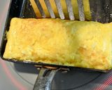 A picture of step 5 of Tamagoyaki with Rakkyo Pickles For Bento or Breakfast.