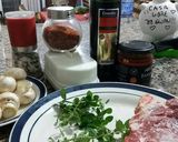 Foto del paso 4 de la receta: Carne con salteado de champiñones - Gluten Free