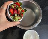 A picture of step 1 of Zero Waste Strawberry 🍓 Syrup (Best Out Of Waste).