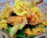 Foto langkah ke 5 dari resep Ayam goreng kremes ala mbok Berek.