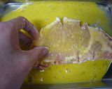 A picture of step 5 of Non-Deep Fried and Easy Tonkatsu Pork Cutlets.