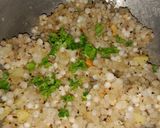 A picture of step 7 of Sabudana khichdi.