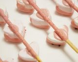 A picture of step 4 of Strawberry Marshmallow Pocky.
