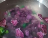 Foto langkah ke 1 dari resep Kolak Ubi Ungu Pacar Cina dan Pisang.