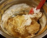 A picture of step 8 of Peanut Butter and Chocolate Mousse Torte.