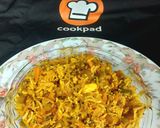 A picture of step 4 of PULAO from LEFTOVER VEGETABLE JALFREZI.
