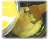 A picture of step 5 of Choux Buns with Cream Cheese Filling.