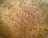 A picture of step 2 of Sunshine's green Chile ,bacon cheese pie.