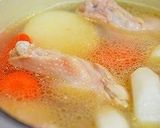 A picture of step 5 of Chicken Drumsticks & Daikon Radish Simmered with Ginger.