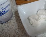 A picture of step 1 of My Minty Cucumber Cooling Dip 😉.