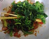 Foto langkah ke 5 dari resep Daun Pepaya dgn Cumi asin.
