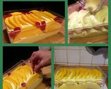 A picture of step 3 of AMIEs MANGO Tiramisu CAKE.