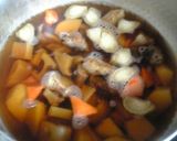 A picture of step 2 of Fish Sausage Noppe'i Soup with Plenty of Root Veggies.